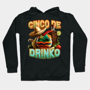 Cinco De Drinko Cinco De Mayo Bachelorette Mexican Party Hoodie